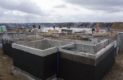Skulpturenhalle - construction view