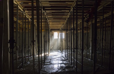 Skulpturenhalle - construction view
