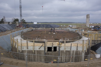 Skulpturenhalle - construction view