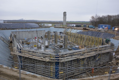 Skulpturenhalle - construction view