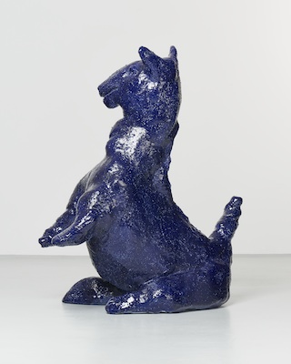 Blauer Hund