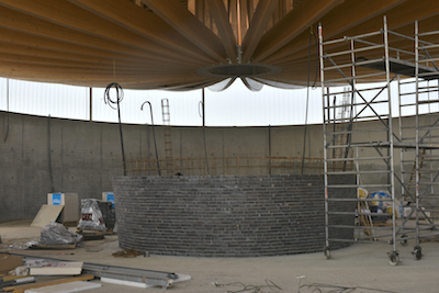 Skulpturenhalle - construction view