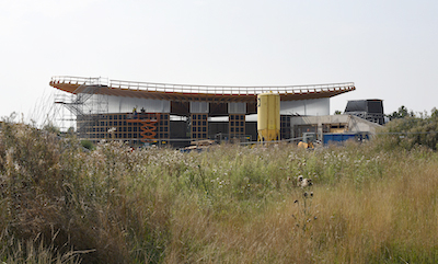 Skulpturenhalle - construction view