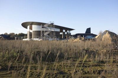 Skulpturenhalle - construction view