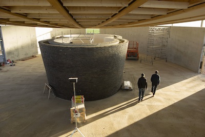 Skulpturenhalle - construction view