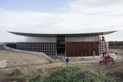 Skulpturenhalle - construction view