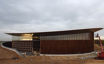 Skulpturenhalle - construction view