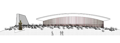 Skulpturenhalle, north view
