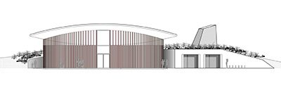 Skulpturenhalle, south view