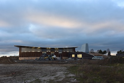 Skulpturenhalle - construction view
