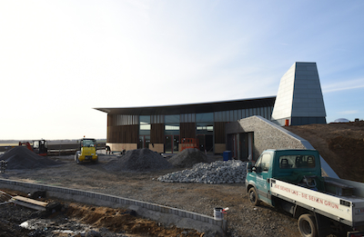 Skulpturenhalle - construction view