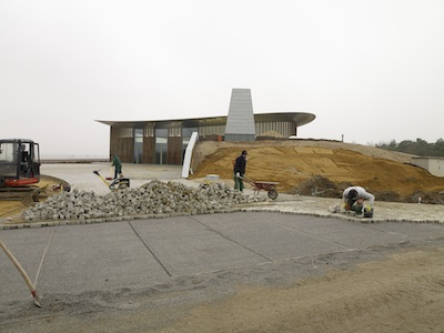 Skulpturenhalle - construction view