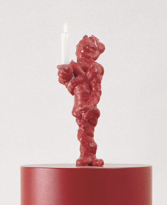 Self Portrait as Candle Holder