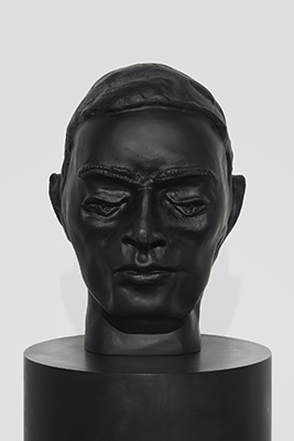 Männerkopf, halb, Nr. e.a.