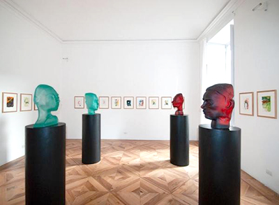 Installation view at Tucci Russo 'Chambres D'Art', Turin