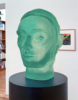 Männerkopf, halb, Nr. 2