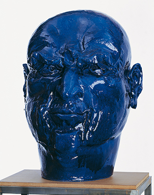 Blauer Kopf